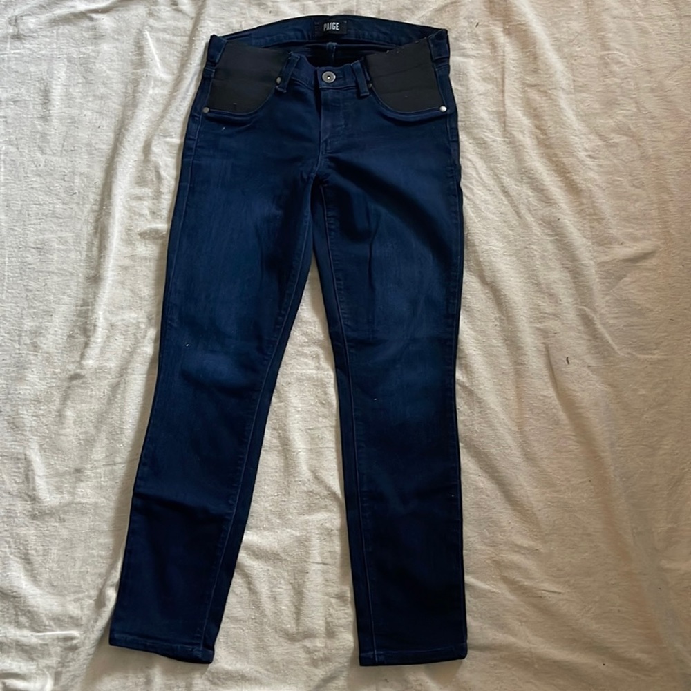 Paige Verdugo Ankle maternity jeans size 27